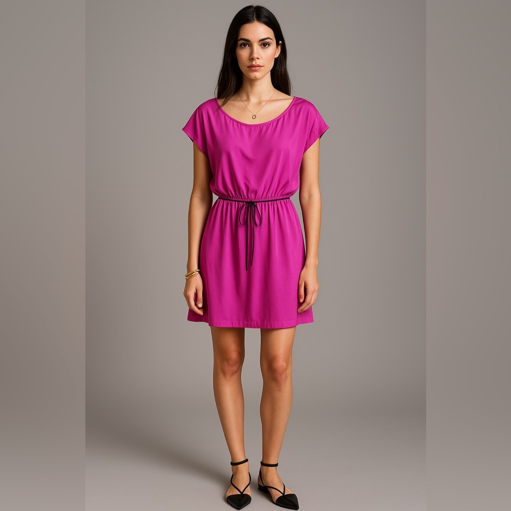 Vintage Papaya Y2K Hot Pink Mini Dress
Dolman sleeve Small Perfect Condition
